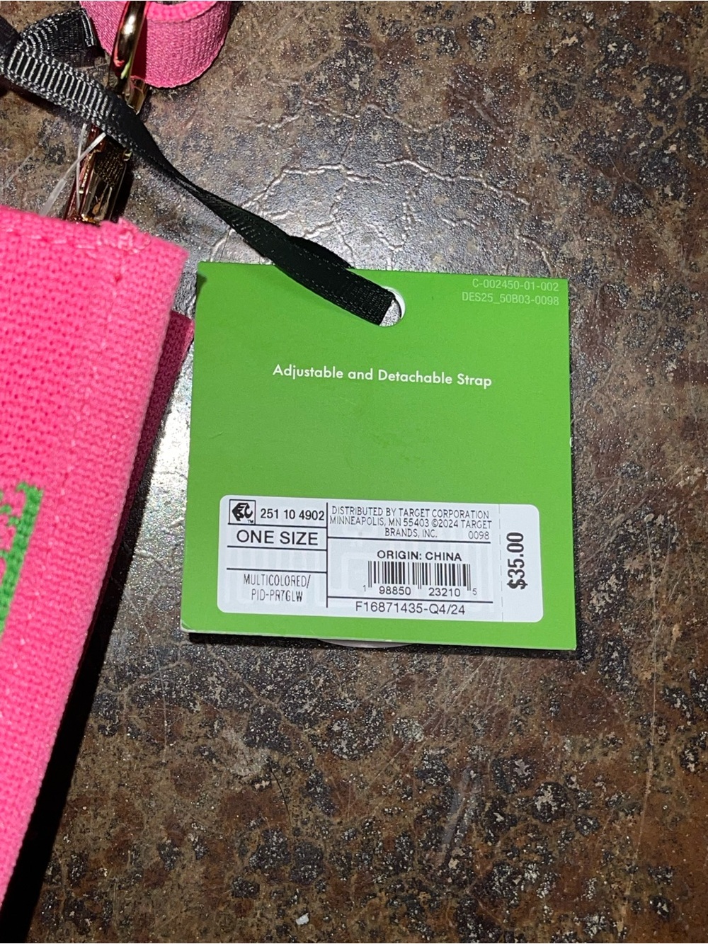 Kate Spade Pink Multi-Color Woven Mini Tote - Picture 10 of 11